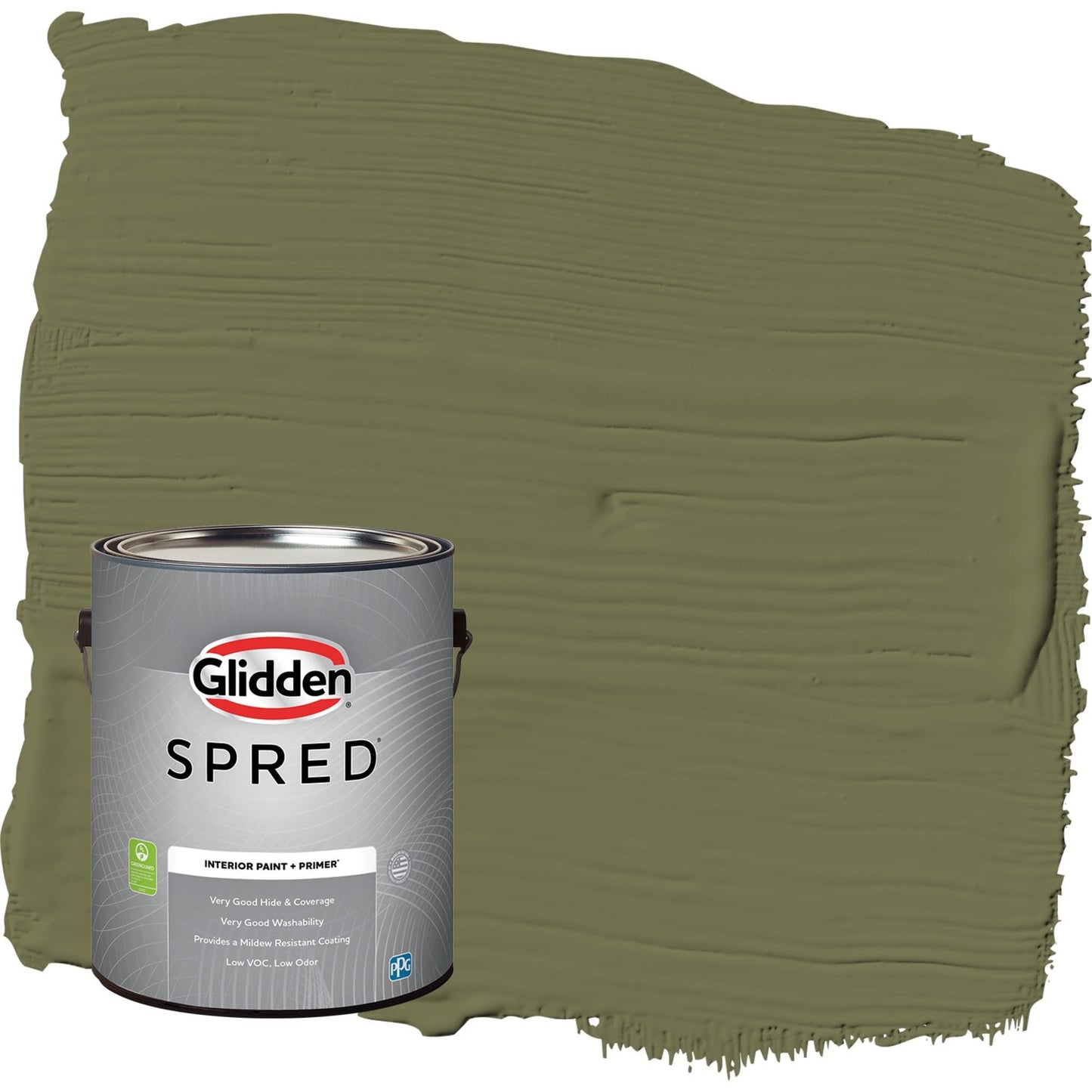 Glidden Spred Gratefully Grass / Green, Eggshell Interior Paint with Primer, 1 Gallon