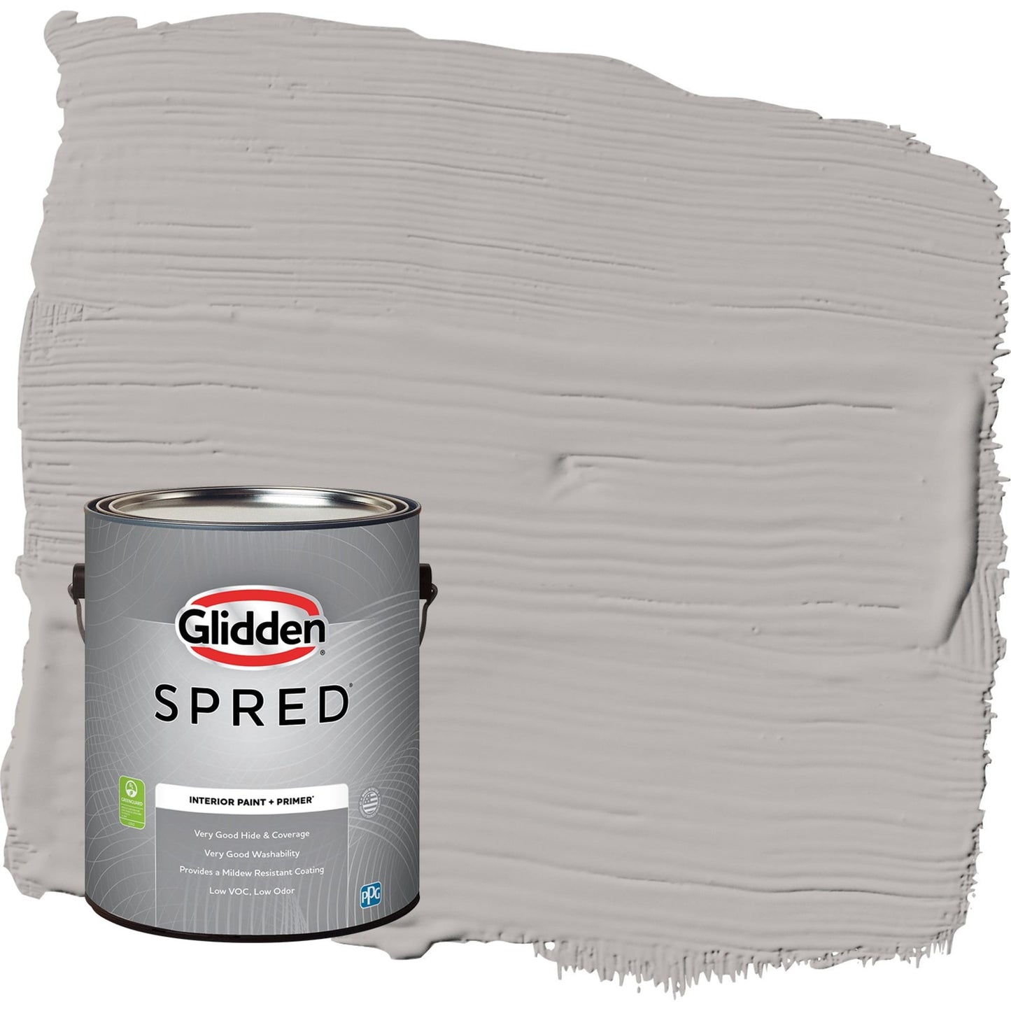 Glidden Spred Gray Marble / Grey, Flat Interior Paint with Primer, 1 Gallon
