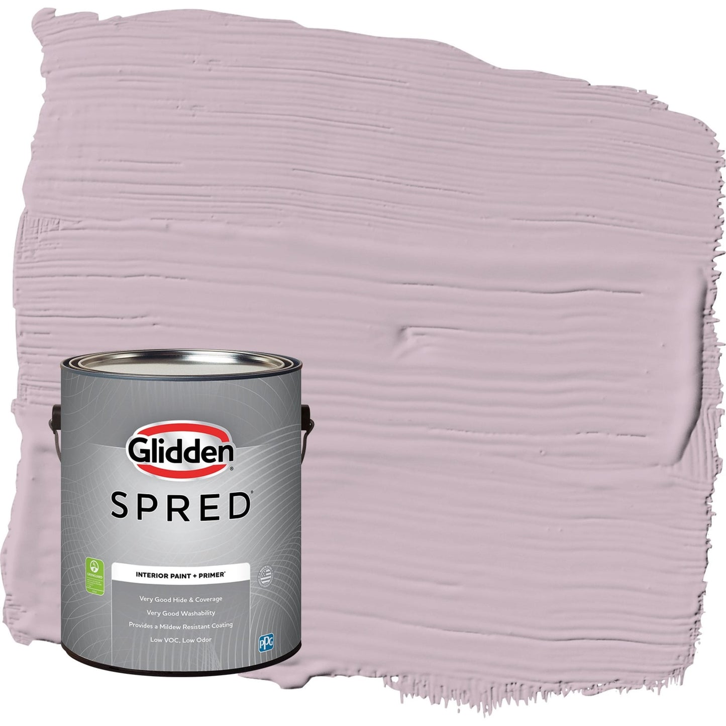 Glidden Spred High Society / Purple, Flat Interior Paint with Primer, 1 Gallon