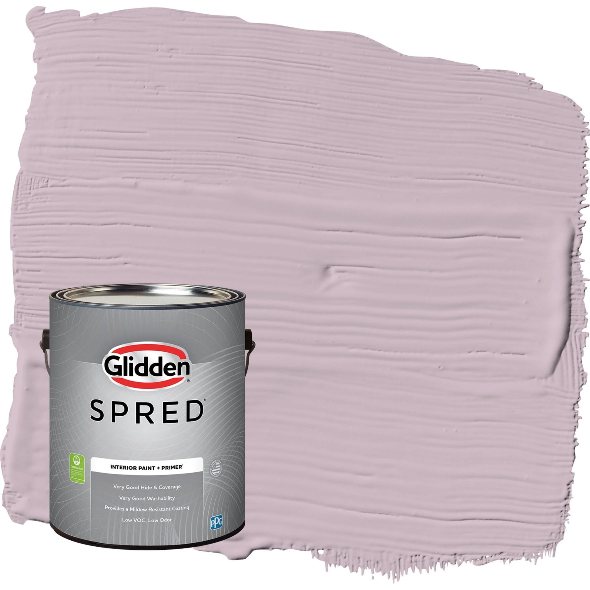 Glidden Spred High Society / Purple, Flat Interior Paint with Primer, 1 Gallon