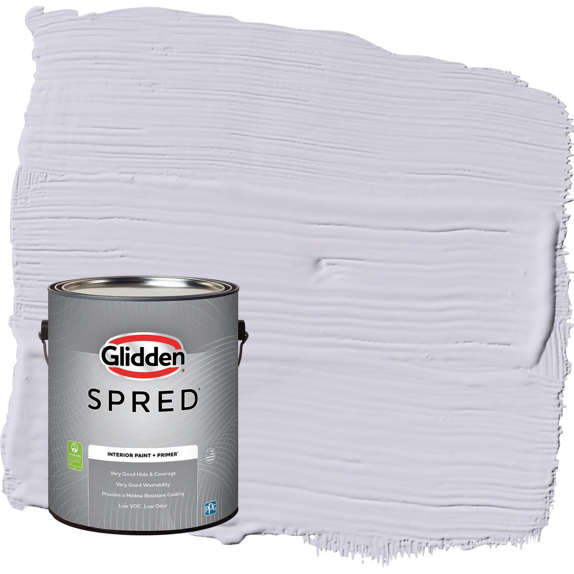 Glidden Spred Lavender Haze / Purple, Eggshell Interior Paint with Primer, 1 Gallon