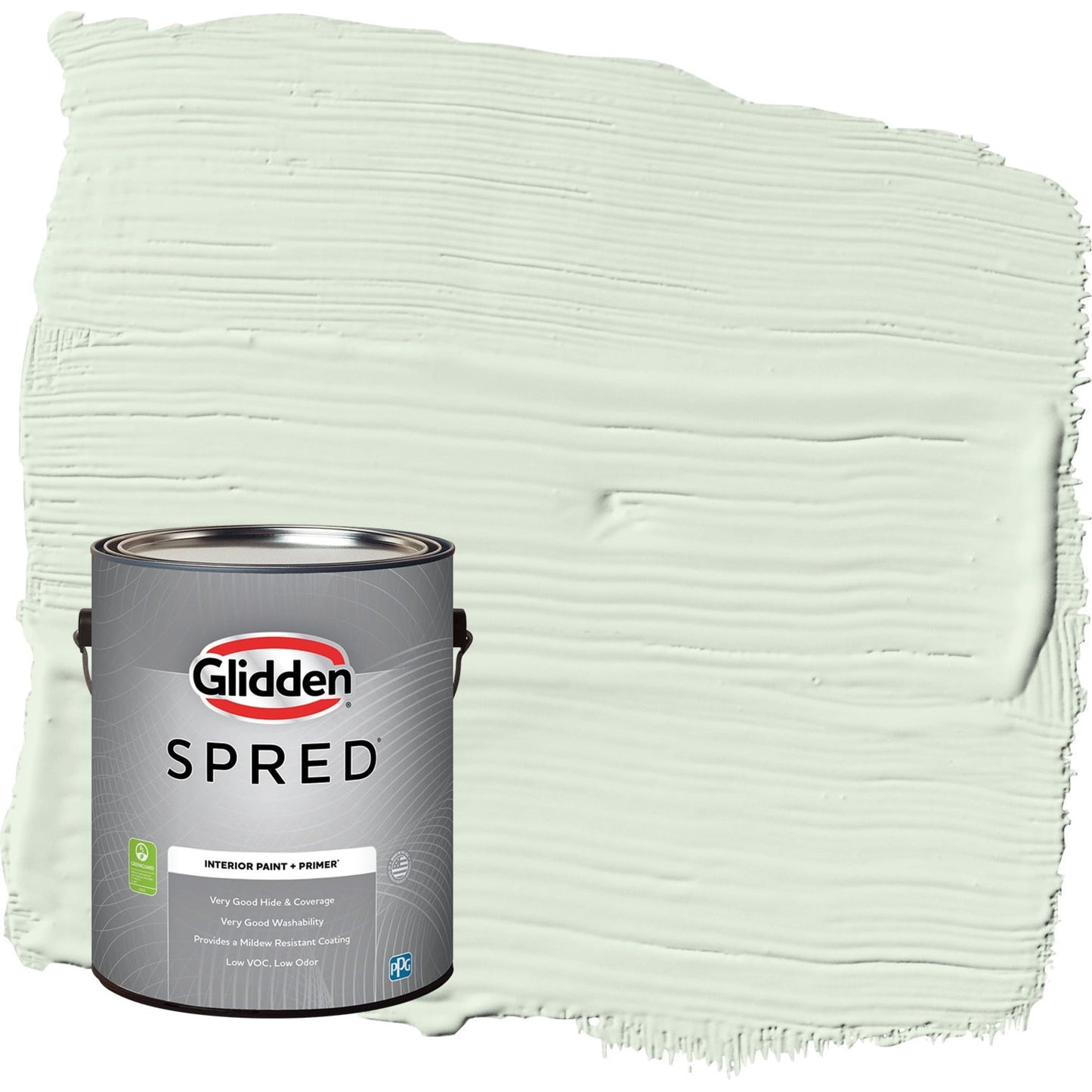 Glidden Spred Lime Daiquiri / Green, Flat Interior Paint with Primer, 1 Gallon