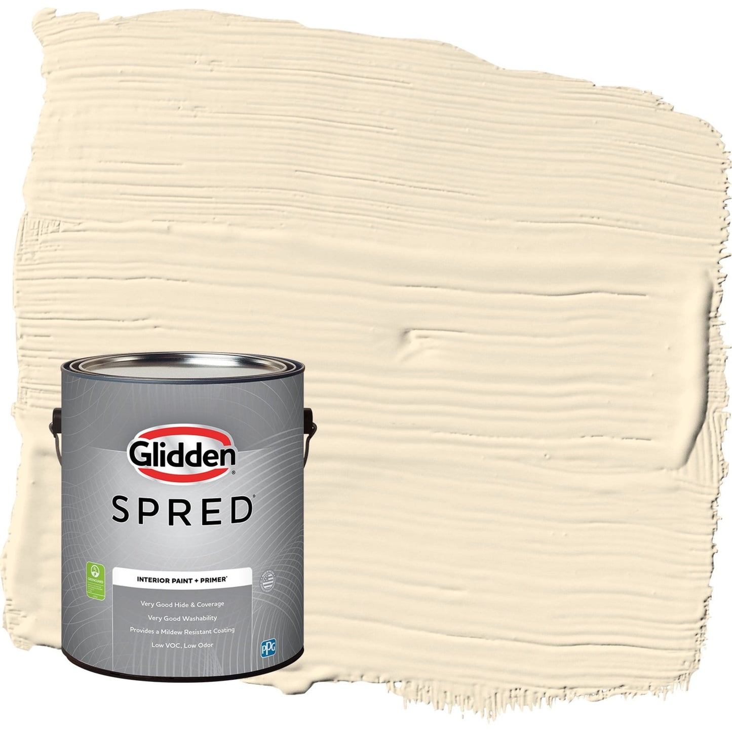 Glidden Spred Magnolia Blossom / Yellow, Semi-Gloss Interior Paint with Primer, 1 Gallon