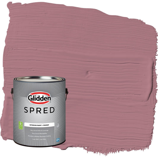 Glidden Spred Mauve Madness / Purple, Eggshell Interior Paint with Primer, 1 Gallon