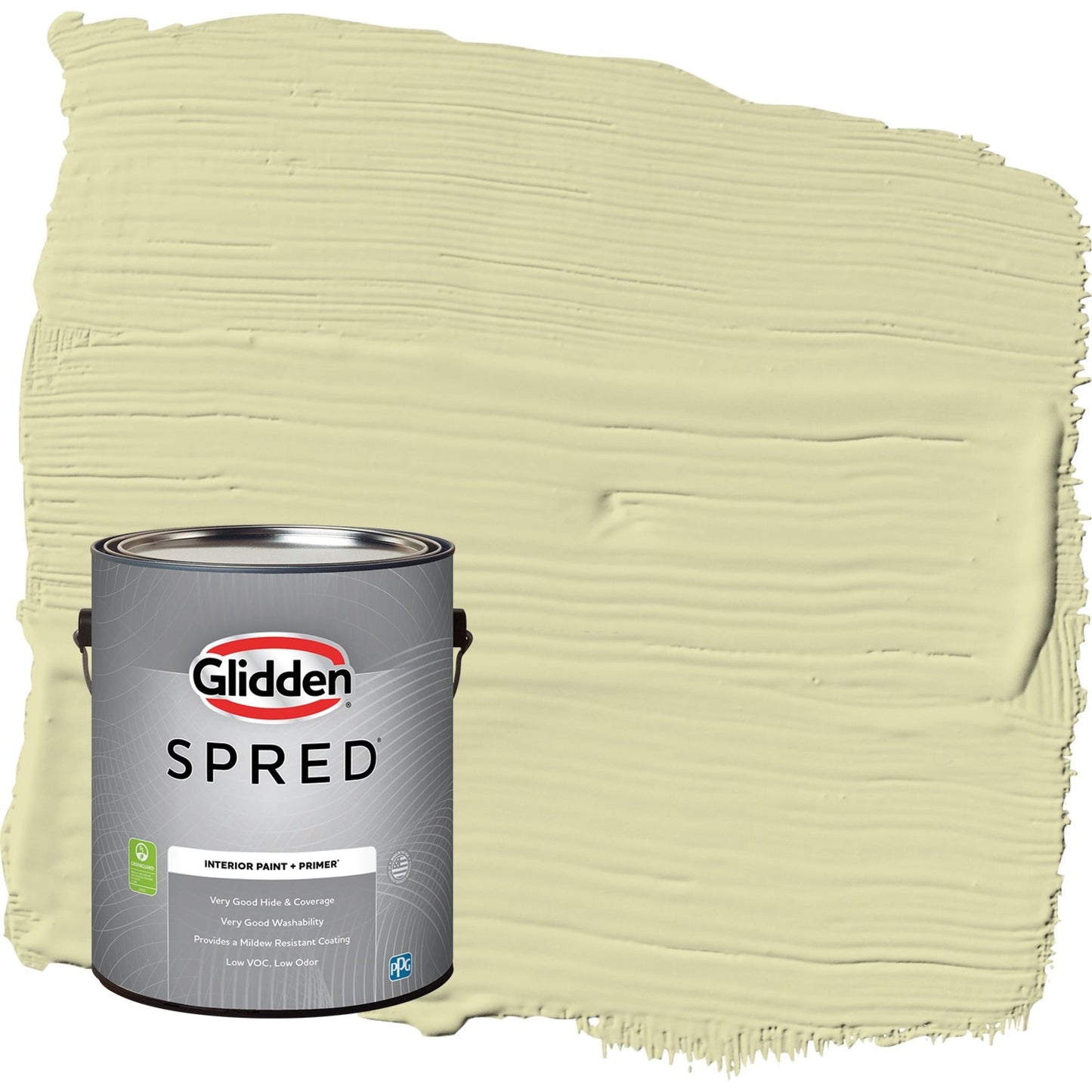 Glidden Spred Misty Moor / Green, Eggshell Interior Paint with Primer, 1 Gallon