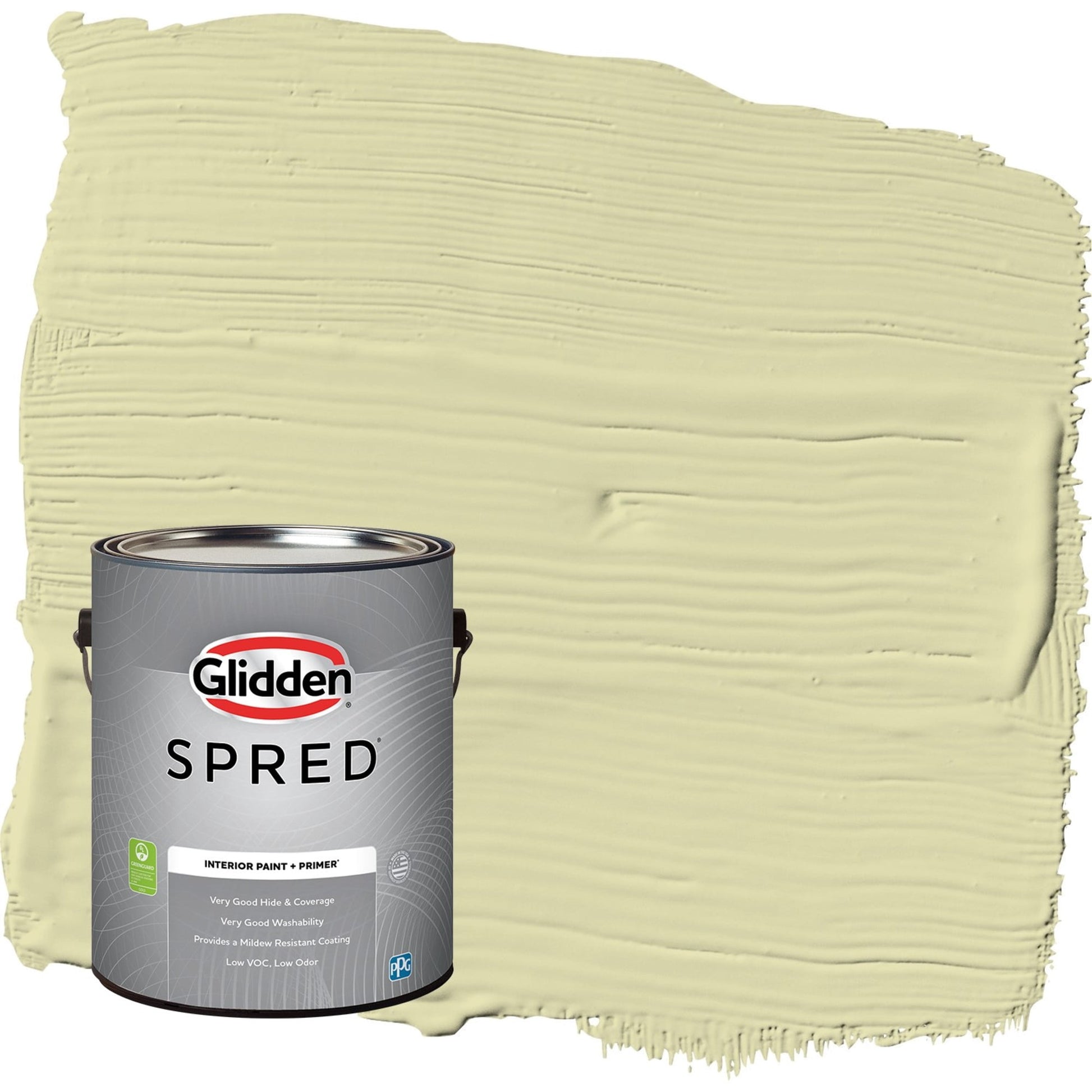 Glidden Spred Misty Moor / Green, Flat Interior Paint with Primer, 1 Gallon