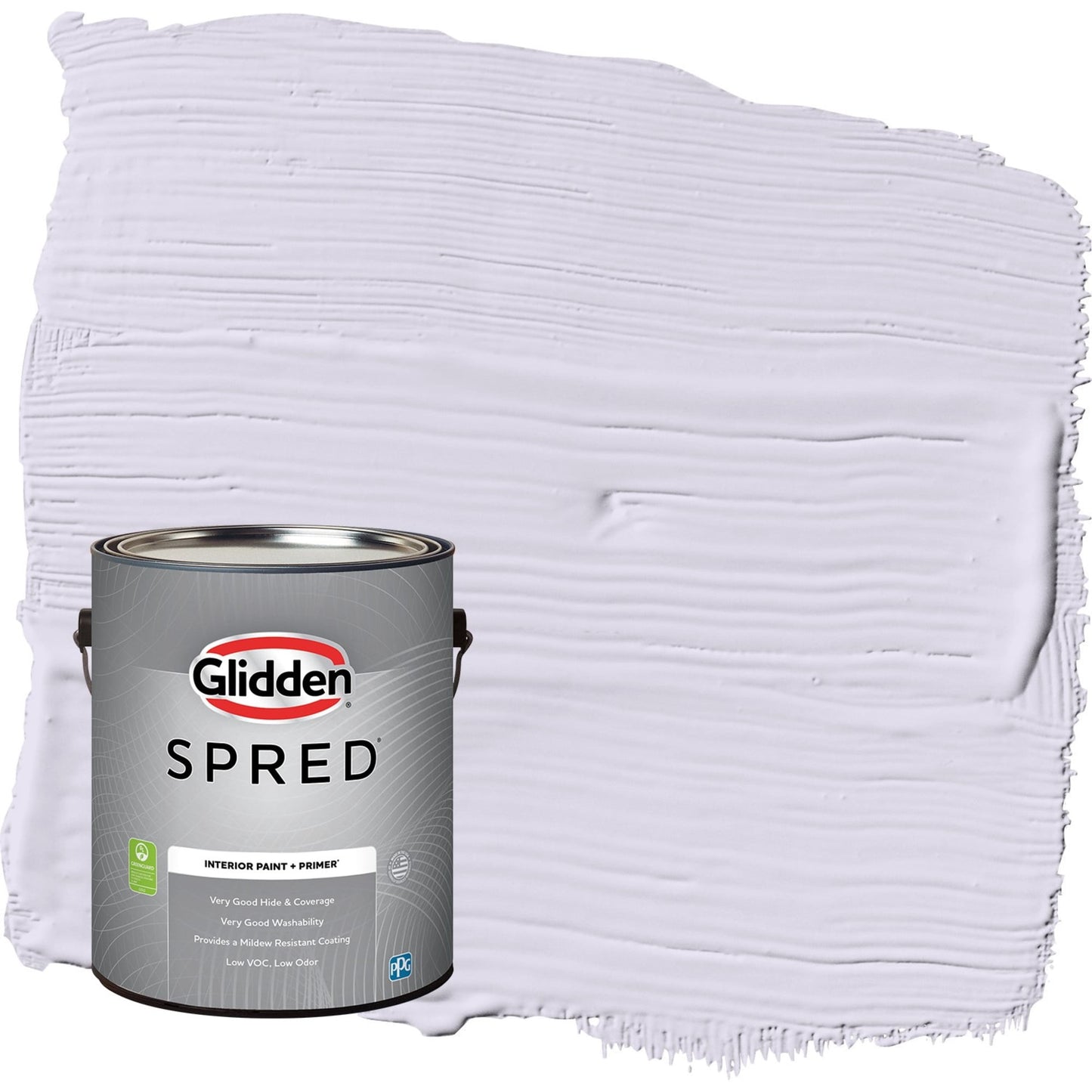 Glidden Spred Misty Violet / Purple, Semi-Gloss Interior Paint with Primer, 1 Gallon