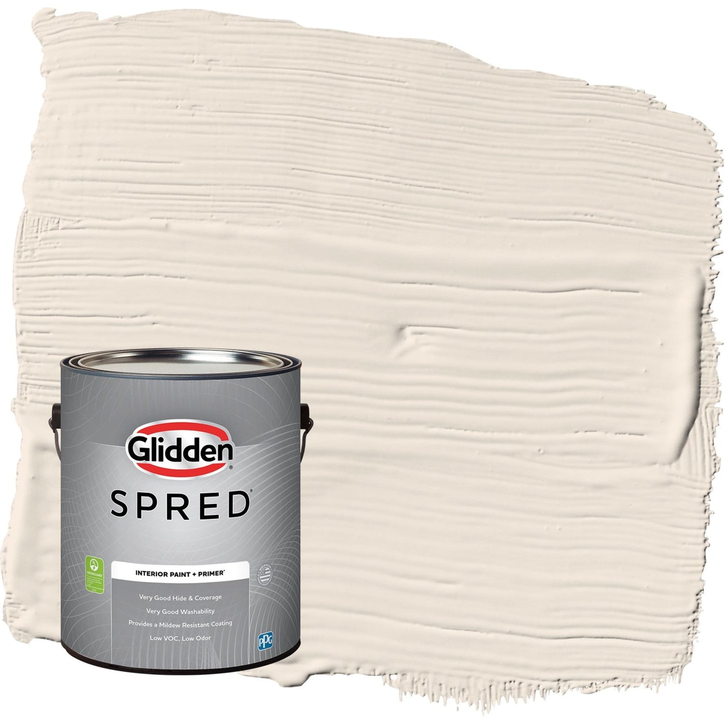 Glidden Spred Moroccan Moonlight / Beige, Flat Interior Paint with Primer, 1 Gallon