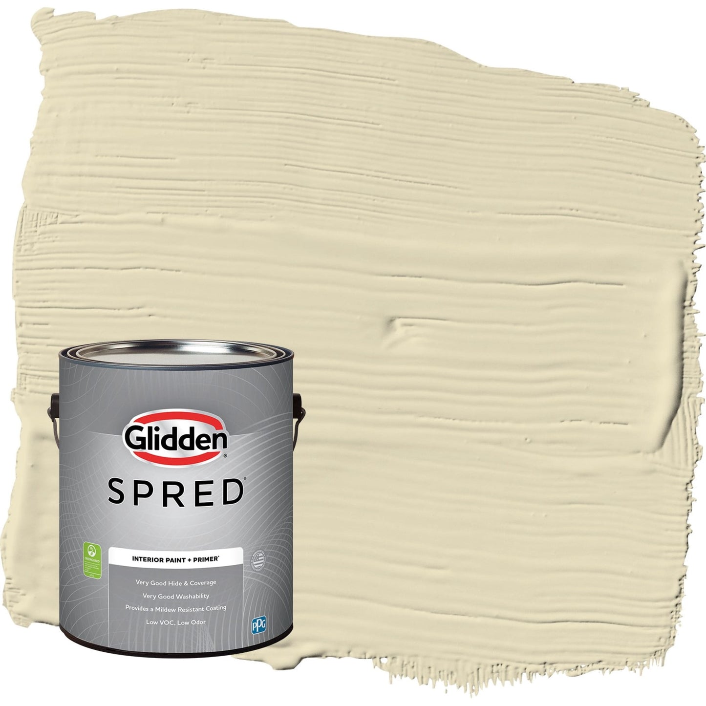Glidden Spred Namaste / Green, Flat Interior Paint with Primer, 1 Gallon