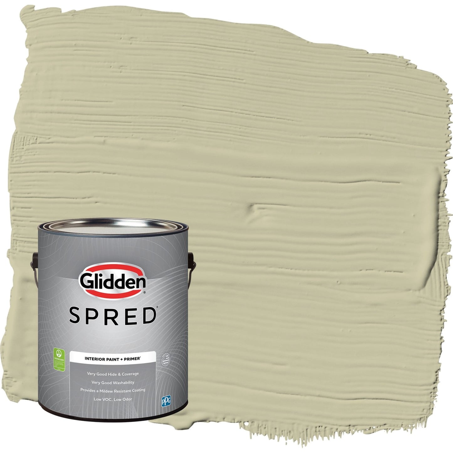 Glidden Spred Northern Landscape / Green, Semi-Gloss Interior Paint with Primer, 1 Gallon