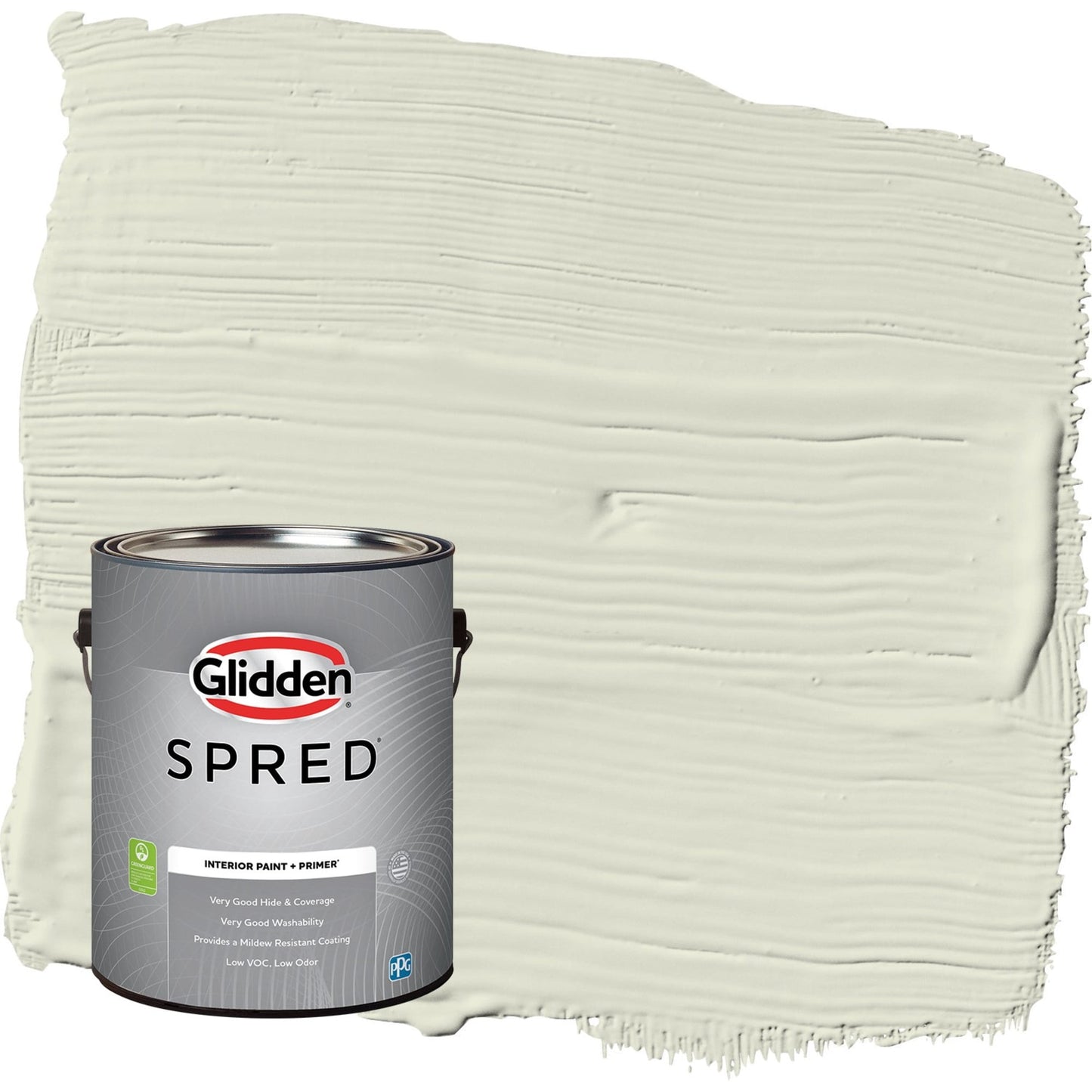 Glidden Spred Pinch of Pistachio / Green, Flat Interior Paint with Primer, 1 Gallon