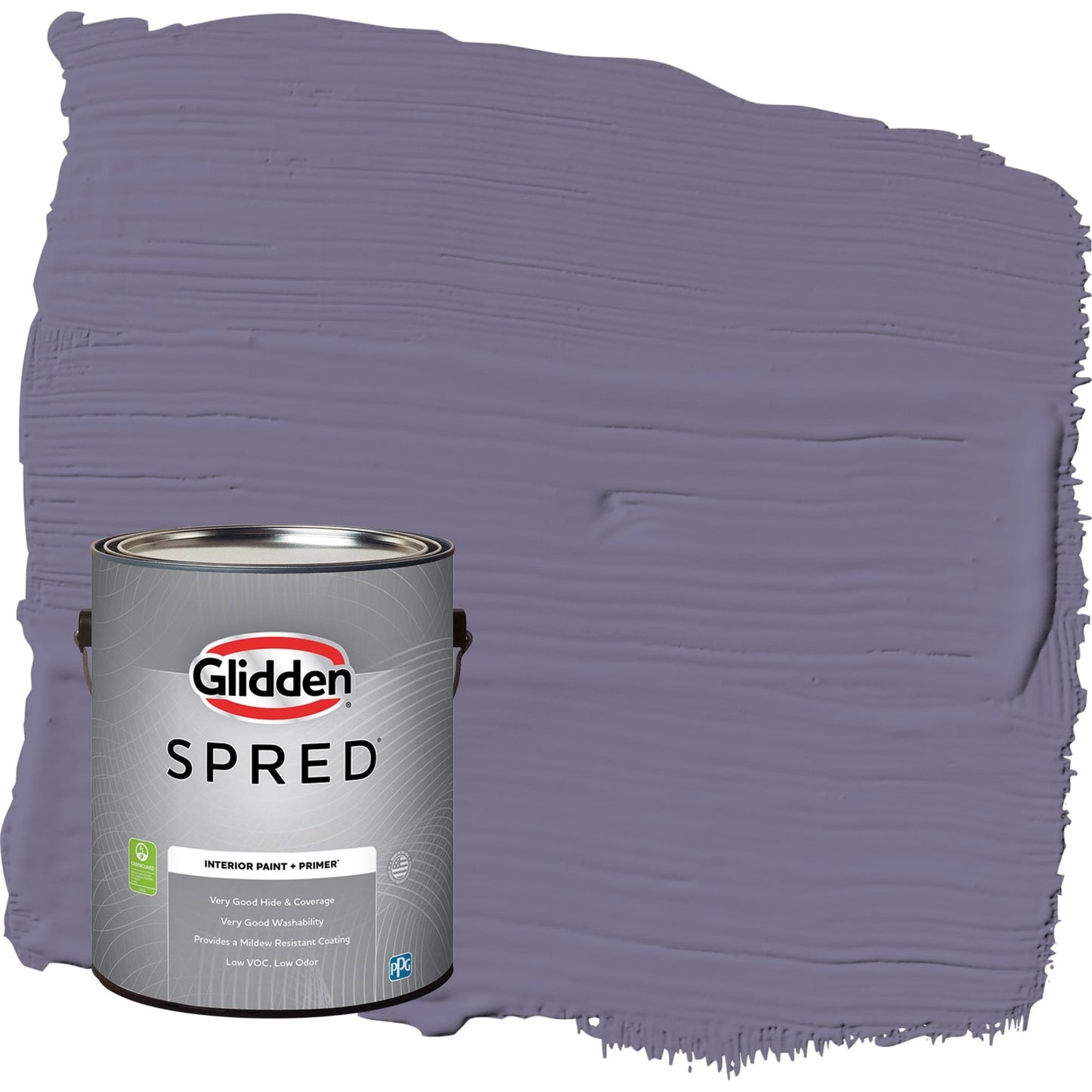 Glidden Spred Plum Shade / Purple, Semi-Gloss Interior Paint with Primer, 1 Gallon