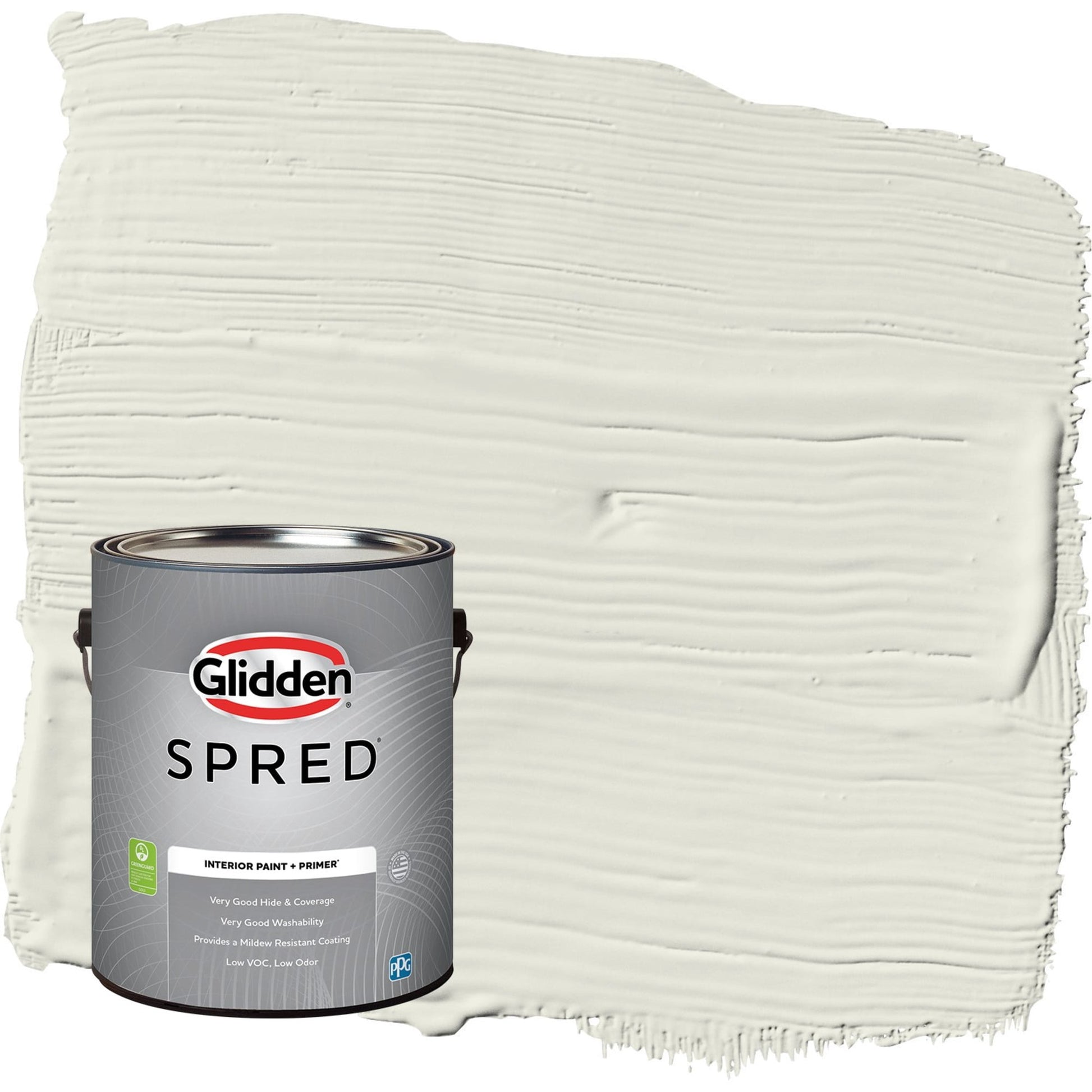Glidden Spred Rain Cloud / Green, Semi-Gloss Interior Paint with Primer, 1 Gallon