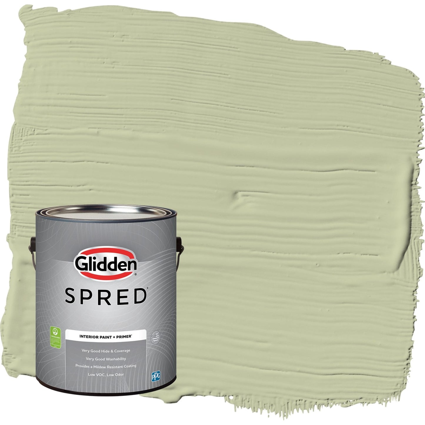 Glidden Spred Sage Splendor / Green, Flat Interior Paint with Primer, 1 Gallon