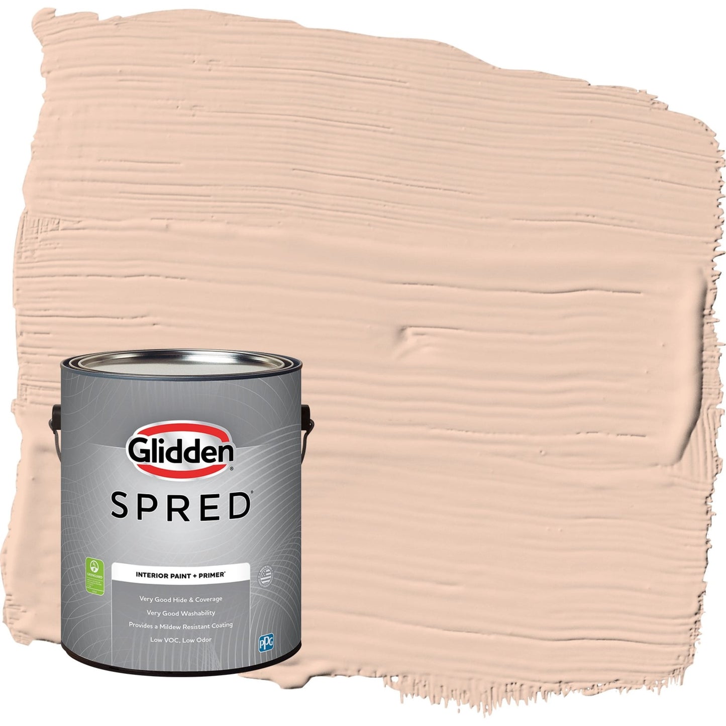Glidden Spred Scotchtone / Orange, Flat Interior Paint with Primer, 1 Gallon