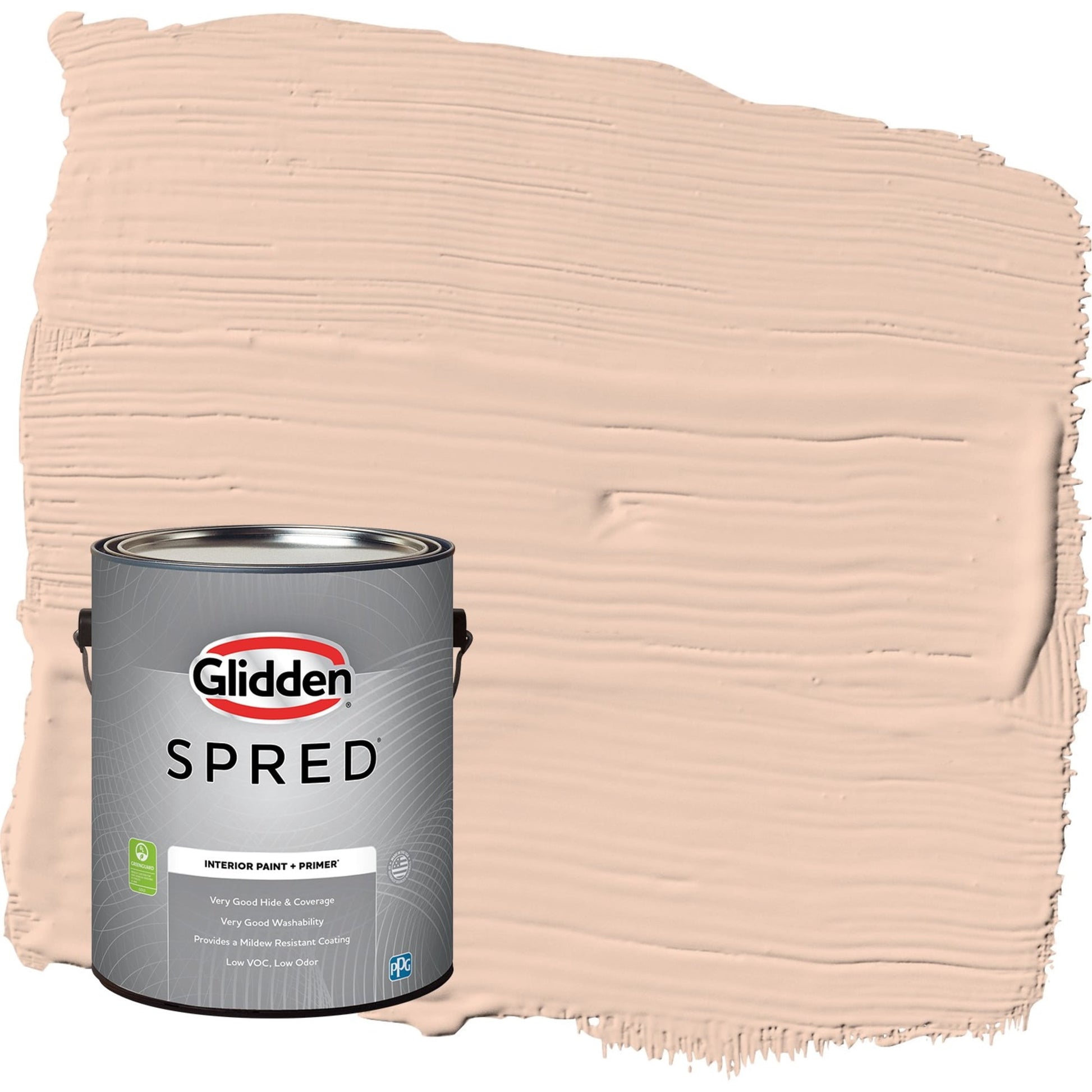 Glidden Spred Scotchtone / Orange, Semi-Gloss Interior Paint with Primer, 1 Gallon