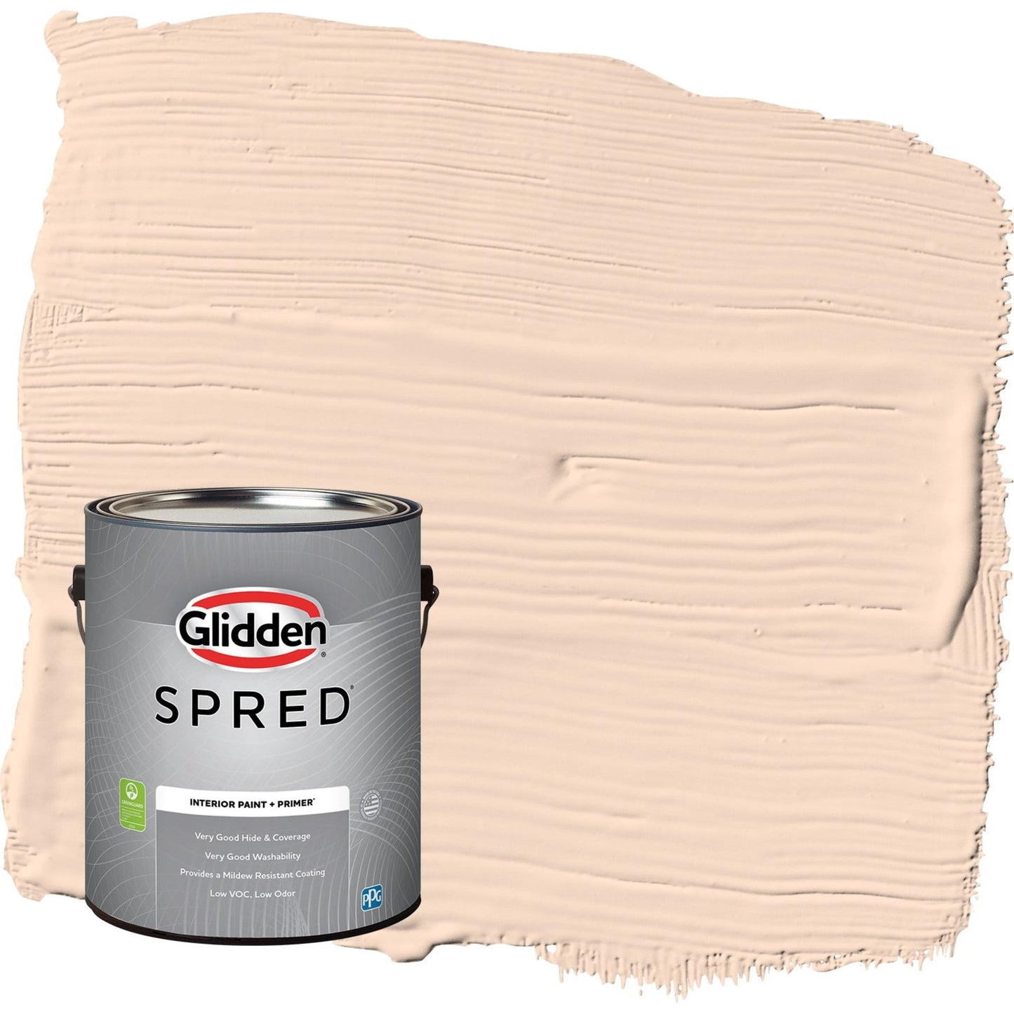 Glidden Spred Sourpatch Peach / Orange, Semi-Gloss Interior Paint with Primer, 1 Gallon