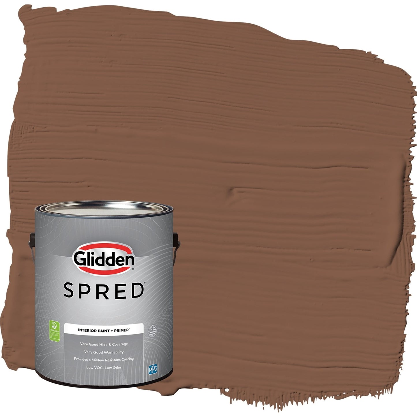 Glidden Spred Spiced Cinnamon / Beige, Eggshell Interior Paint with Primer, 1 Gallon