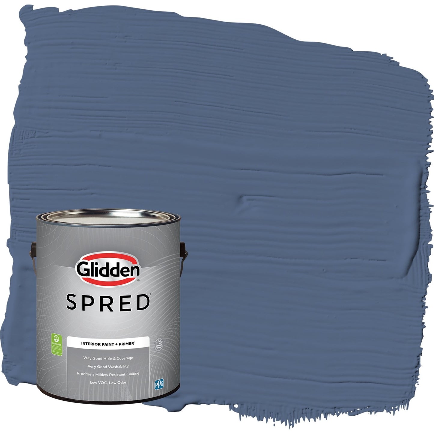 Glidden Spred Stained Glass / Blue, Eggshell Interior Paint with Primer, 1 Gallon
