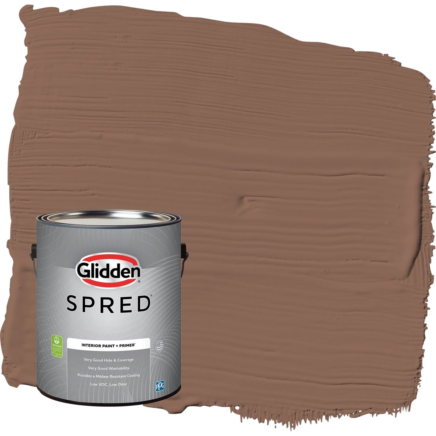 Glidden Spred Suede Leather / Beige, Semi-Gloss Interior Paint with Primer, 1 Gallon