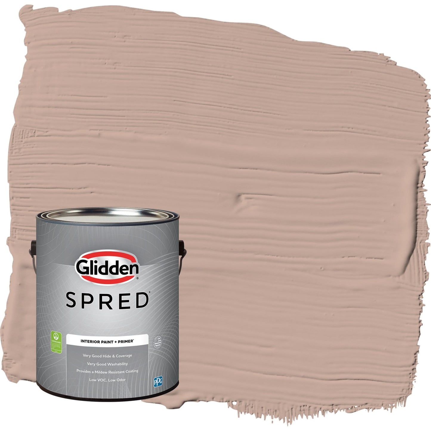 Glidden Spred Taupe Tapestry / Beige, Eggshell Interior Paint with Primer, 1 Gallon