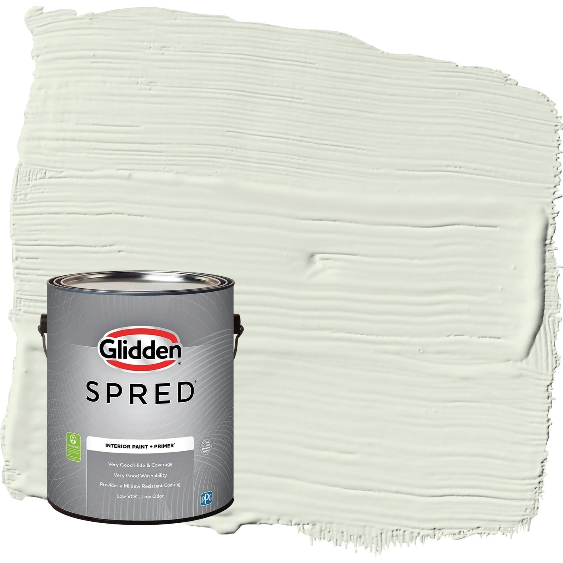 Glidden Spred Touch of Lime / Green, Flat Interior Paint with Primer, 1 Gallon