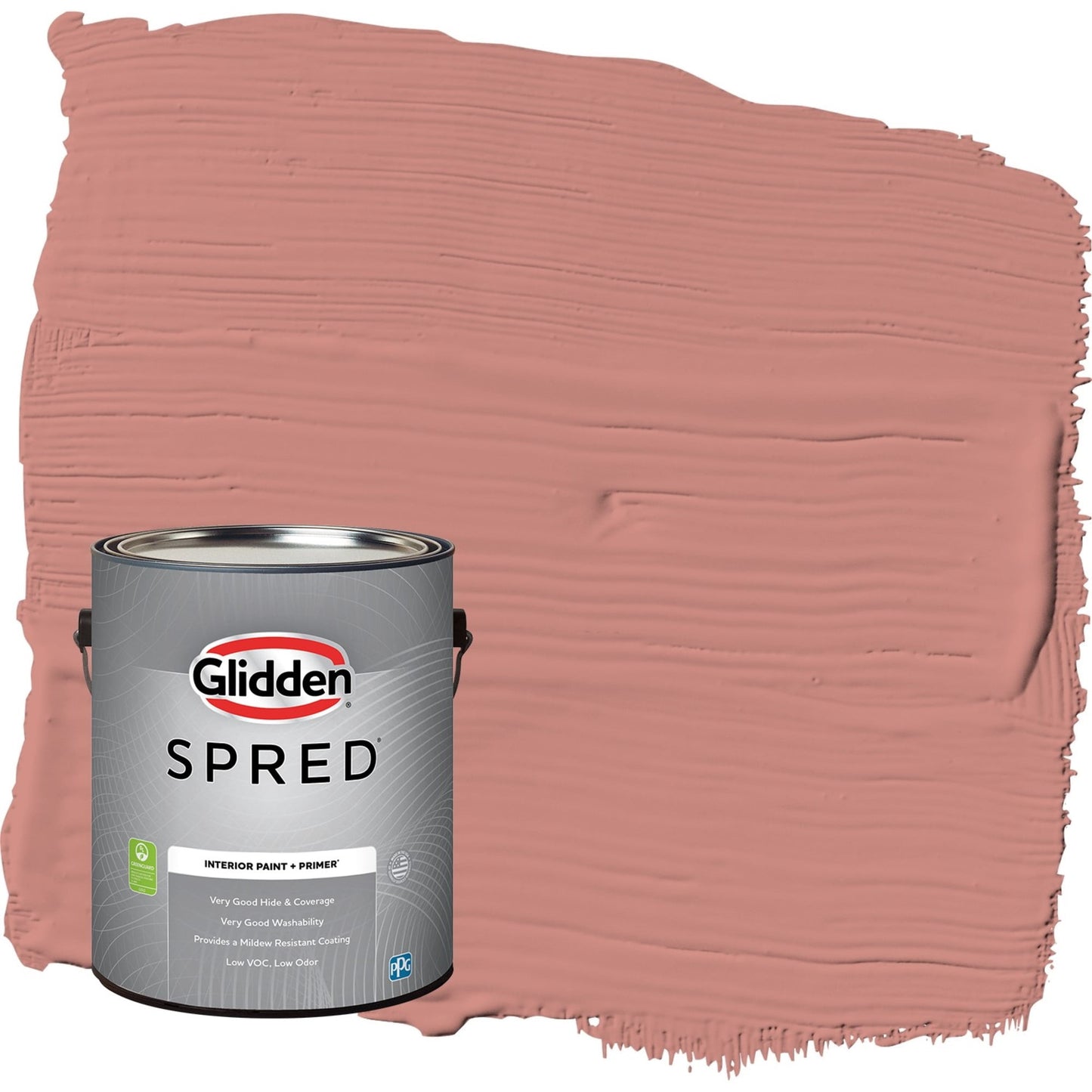 Glidden Spred Sunstone / Orange, Eggshell Interior Paint with Primer, 1 Gallon