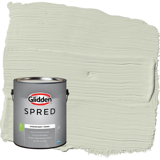Glidden Spred White Sage / Green, Flat Interior Paint with Primer, 1 Gallon