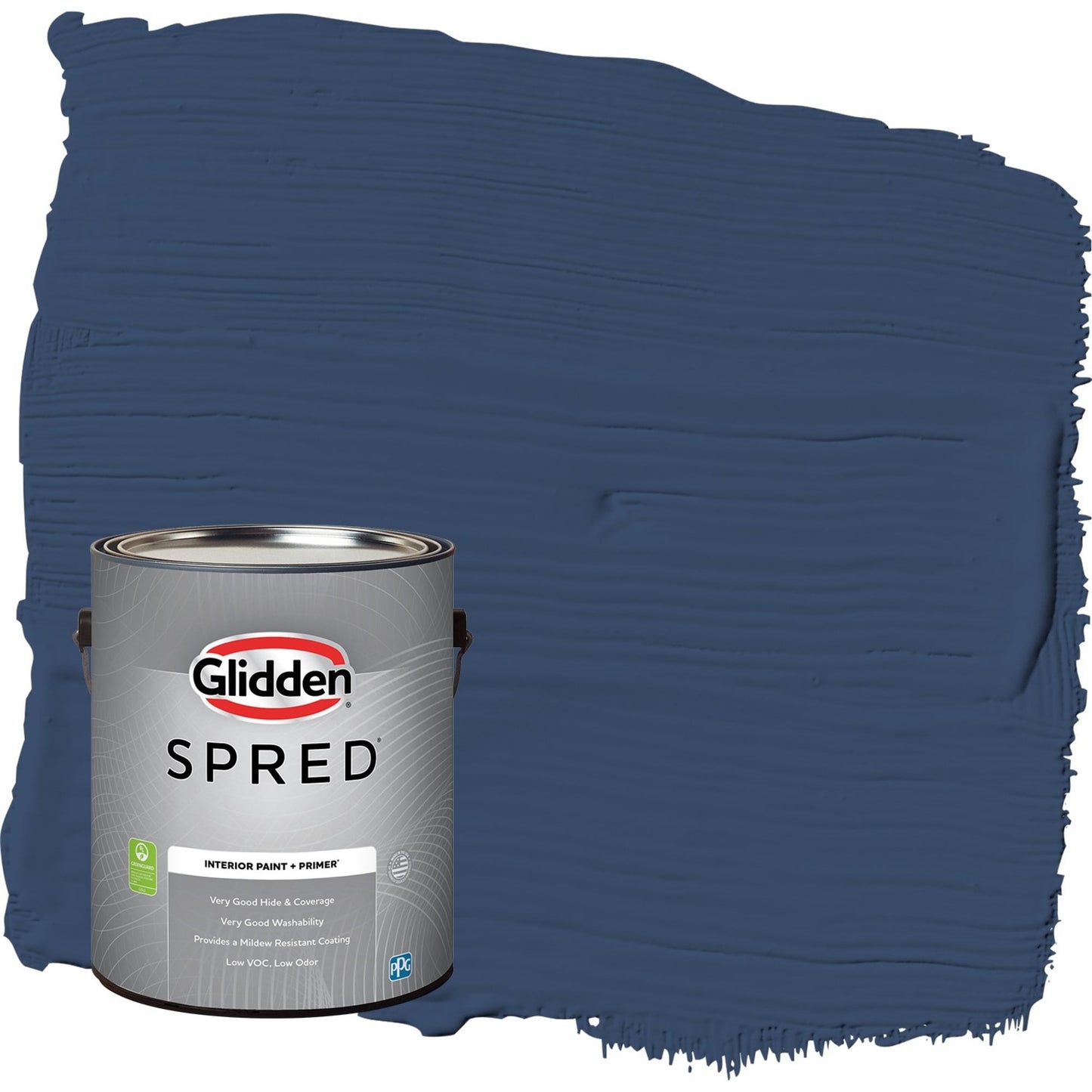 Glidden Spred Annapolis Blue, Semi-Gloss Interior Paint with Primer, 1 Gallon