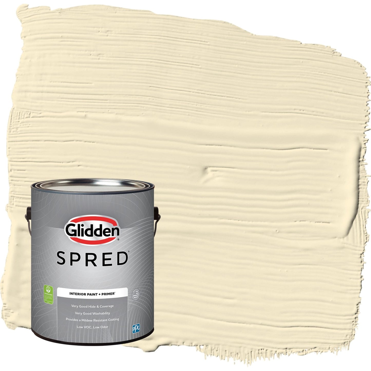 Glidden Spred Soleil / Yellow, Eggshell Interior Paint with Primer, 1 Gallon