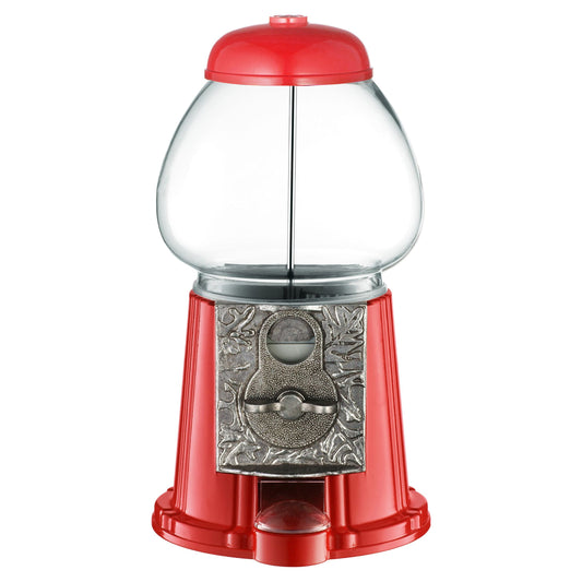 Great Northern Popcorn 11-Inch Coin-Operated Mini Gumball Machine (Red)
