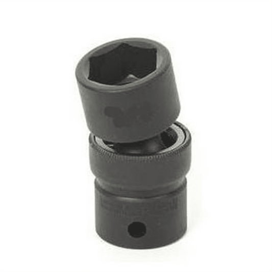 Grey Pneumatic 1/2" Drive x 13mm Standard Universal- 12 Point Socket - Black