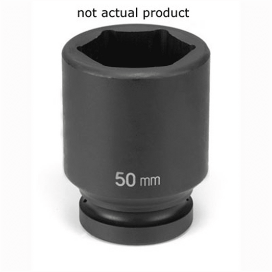 Grey Pneumatic 1" Drive x 21mm Deep Socket
