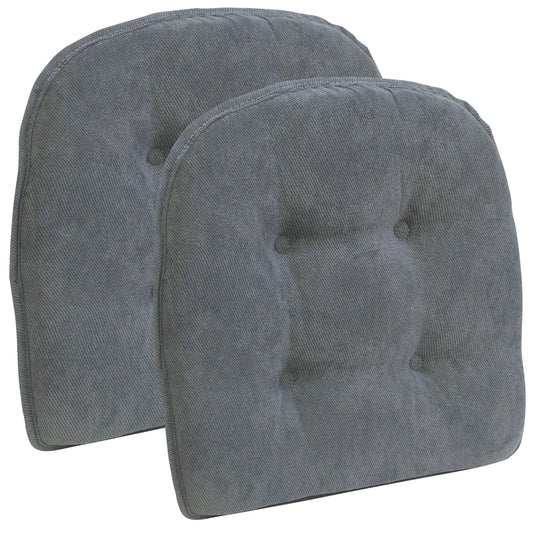 Gripper Non-Slip 15" x 16" Nouveau Tufted Chair Cushions, Set of 2