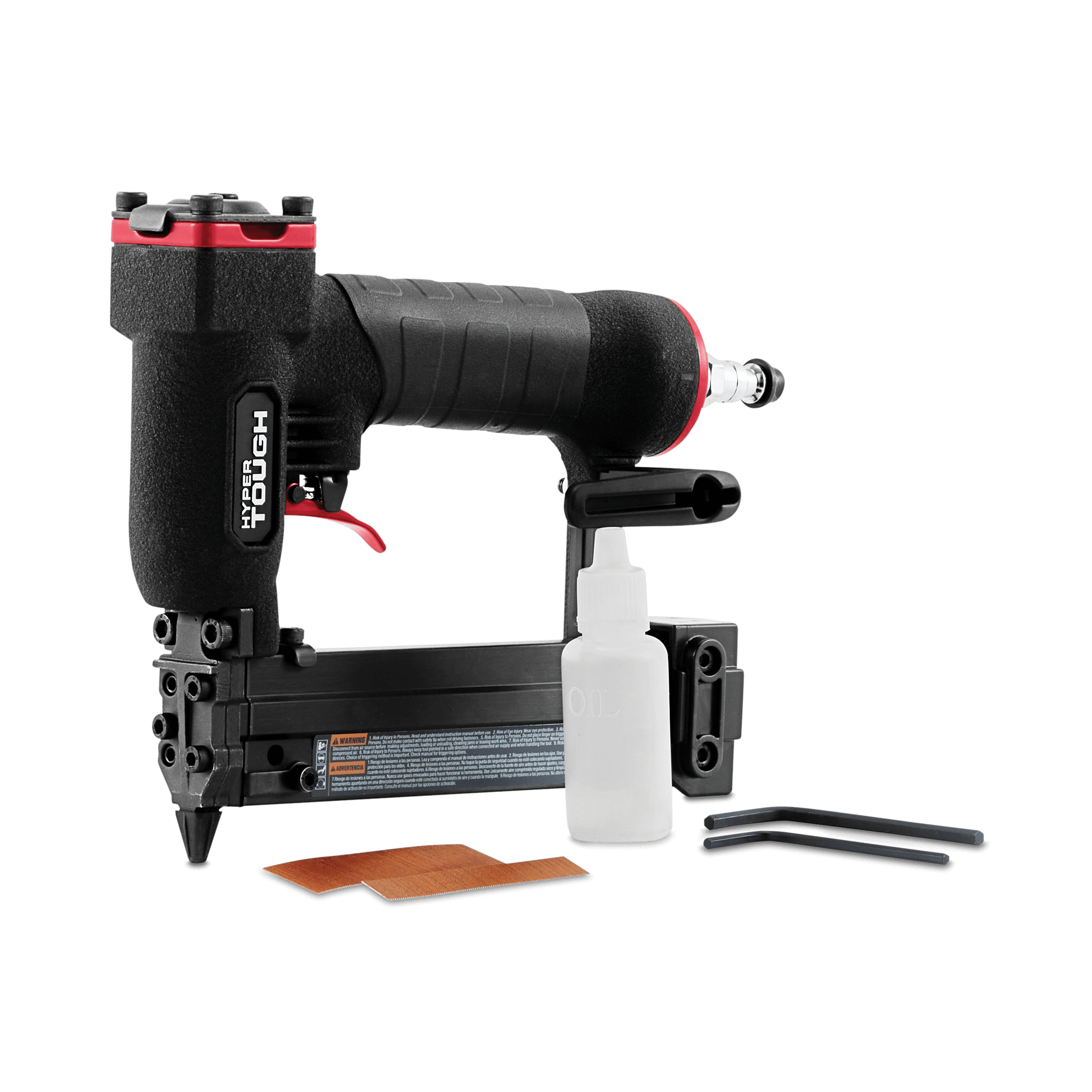 Hyper Tough 23-Gauge Pneumatic Pin Nailer, Air Powered Pin Nail Gun