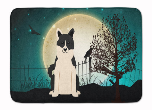 Halloween Russo-European Laika Spitz Machine Washable Memory Foam Mat