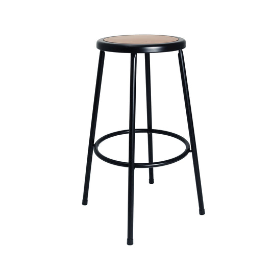 Hampden Furnishings Felix Collection 30-inch Steel Stool, Black, Easy Assembly