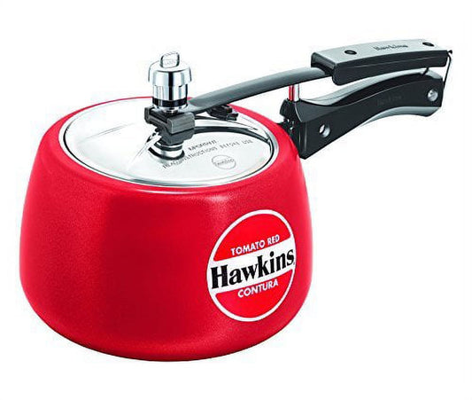 Hawkins CTR30  Ceramic Coated Contura Pressure Cooker, 3 L, Red
