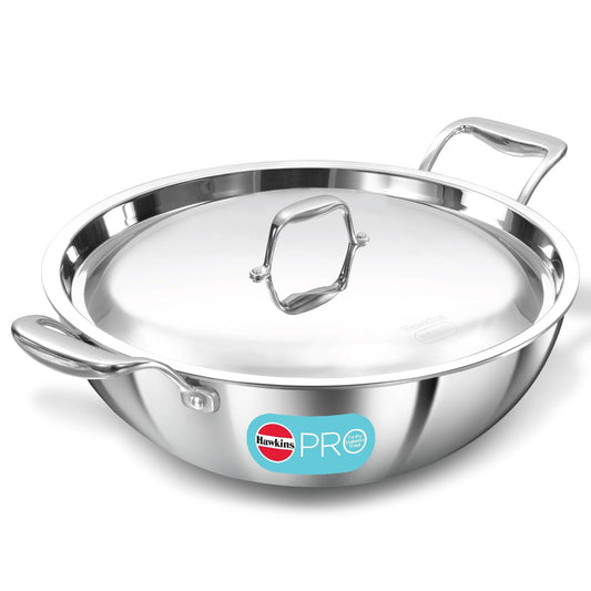 Hawkins Pro 6.3 Quart Stainless Steel Deep-Fry Pan