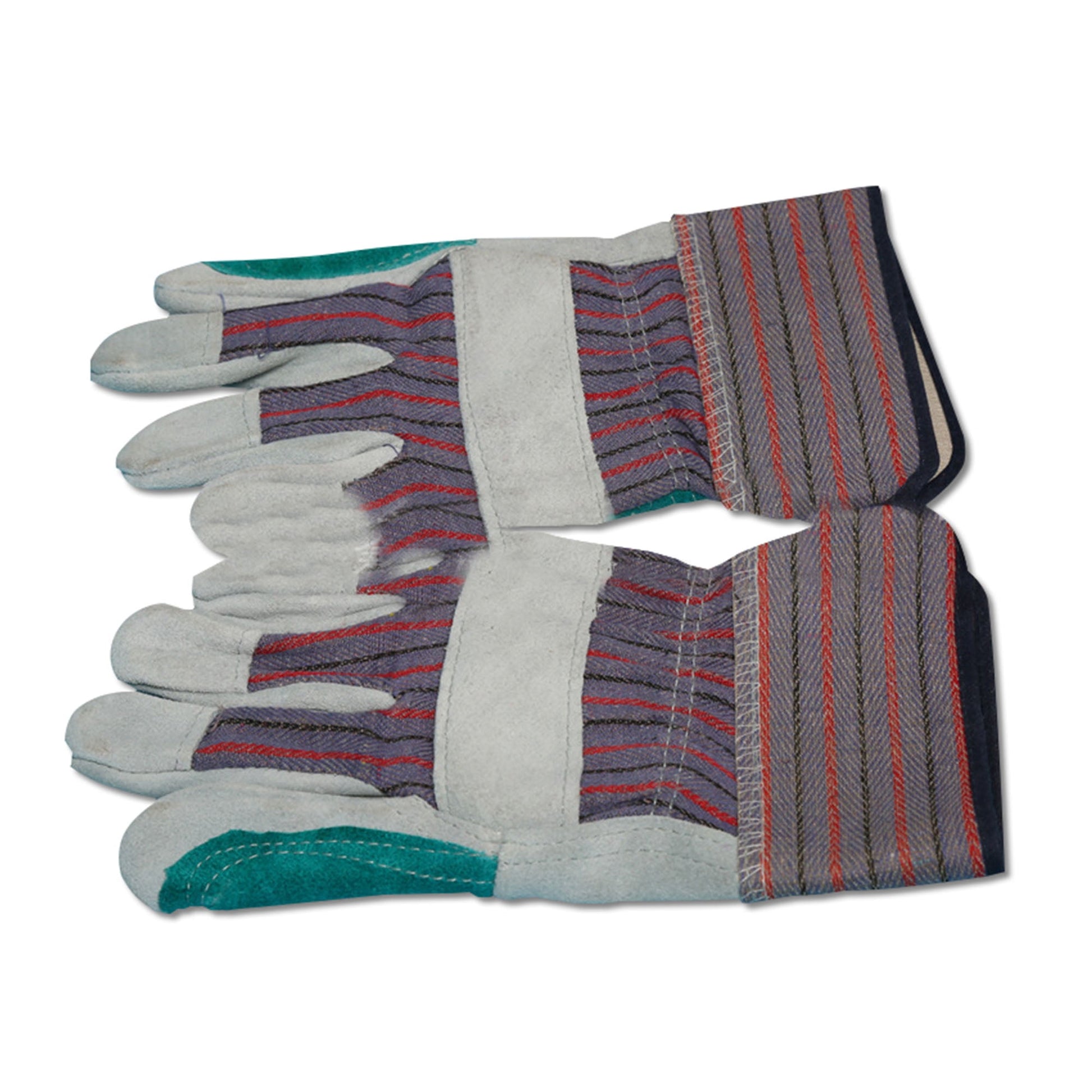 Heavy Duty Work Gloves with Safety Cuff and Wing Thumb for Gardening or Landscaping, 24 Pair Size Large