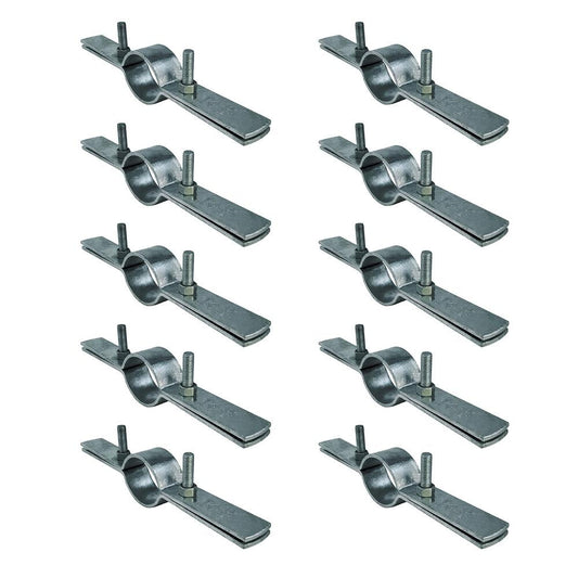 Highcraft 1-1/2 in. Riser Clamp in Galvanized Steel (10-Pack)