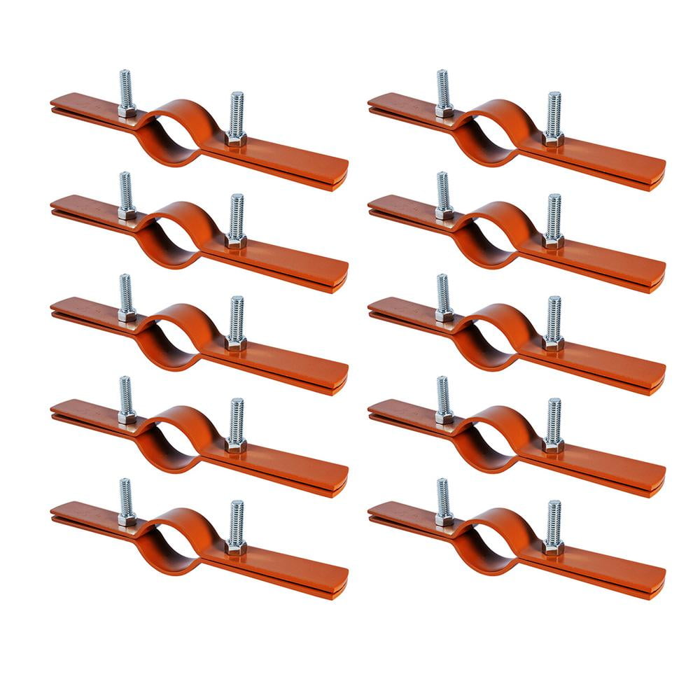 Highcraft 1 in. Riser Clamp in Copper Epoxy Coated Steel (10-Pack)