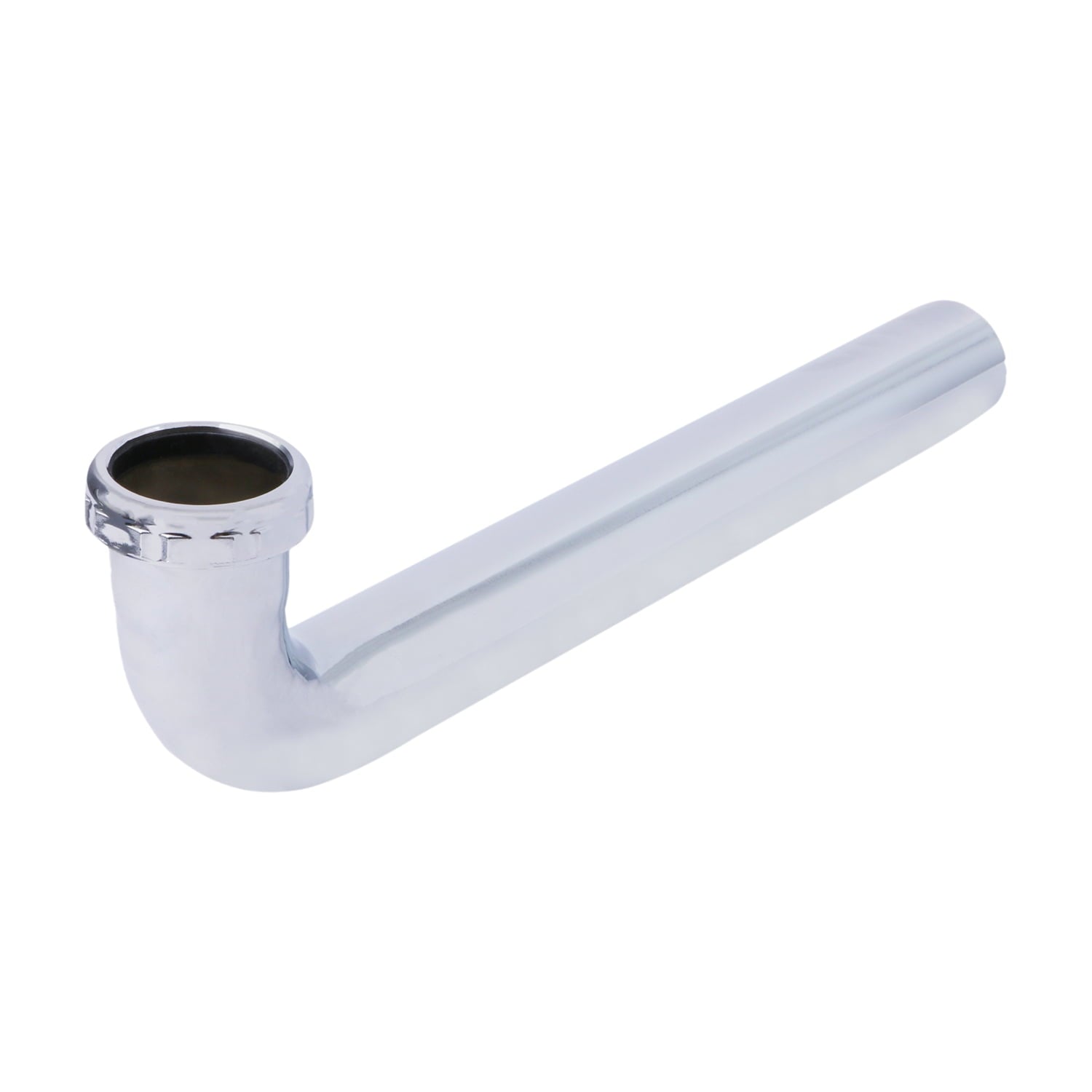 Highcraft 19125 Slip Joint Waste Bend for Tubular Drain Applications, 1-1/2 in. x 12 in., 17GA Chrome Plate Brass