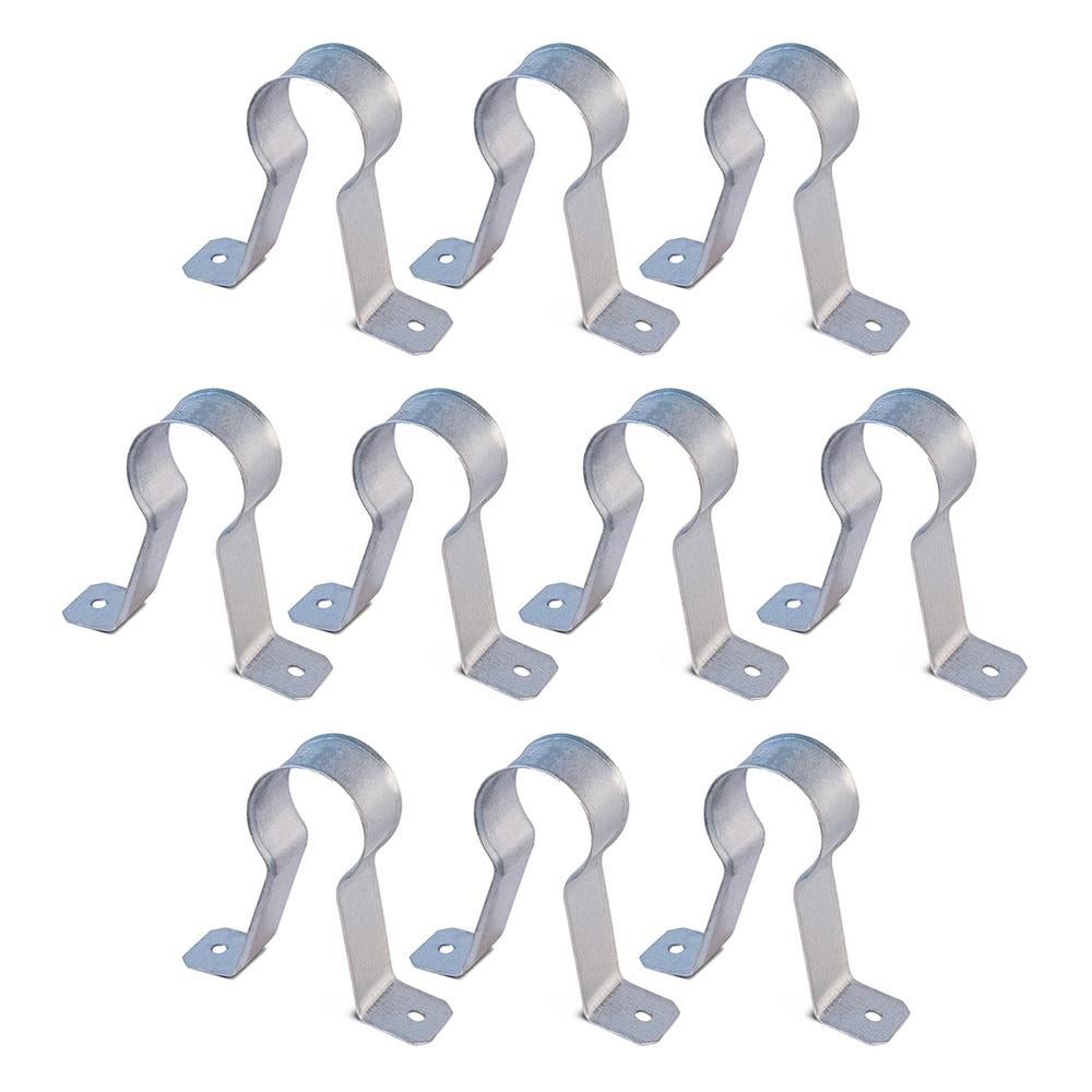 Highcraft 2 in. CPVC Stand Off Pipe Strap in Galvanized Steel (10-Pack)