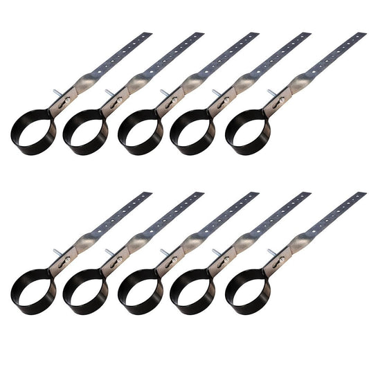 Highcraft 4 in. DWV Pipe Hanger in Galvanized Steel (10-Pack)