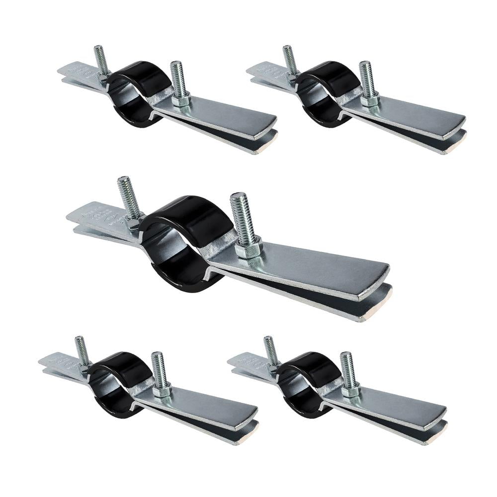 Highcraft Abrazadera Elevadora de 3 Pulgadas en Acero Recubierto de PlÃ¡stico (Paquete de 5)