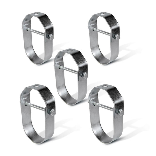 Highcraft 5 in. Clevis Hanger for Vertical Pipe Support in Standard Electro Galvanized Steel (5-Pack)