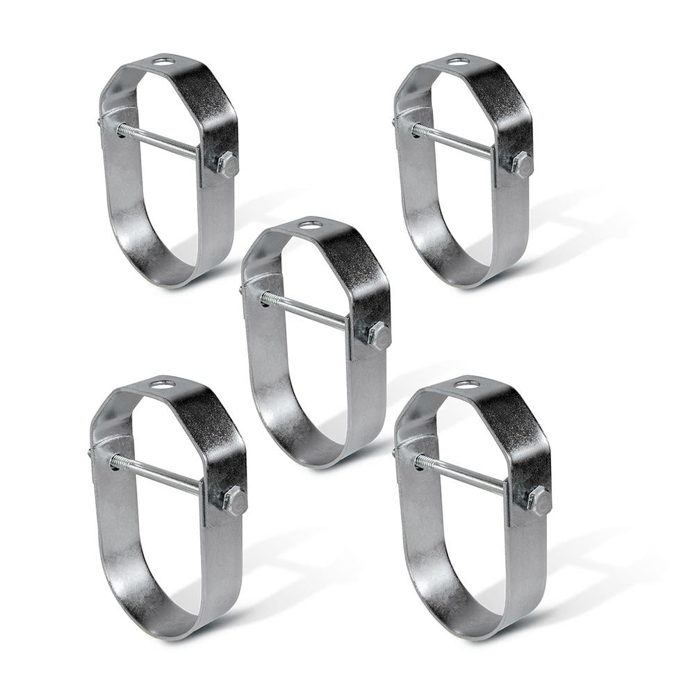 Highcraft 6 in. Clevis Hanger for Vertical Pipe Support Steel (5-Pk)