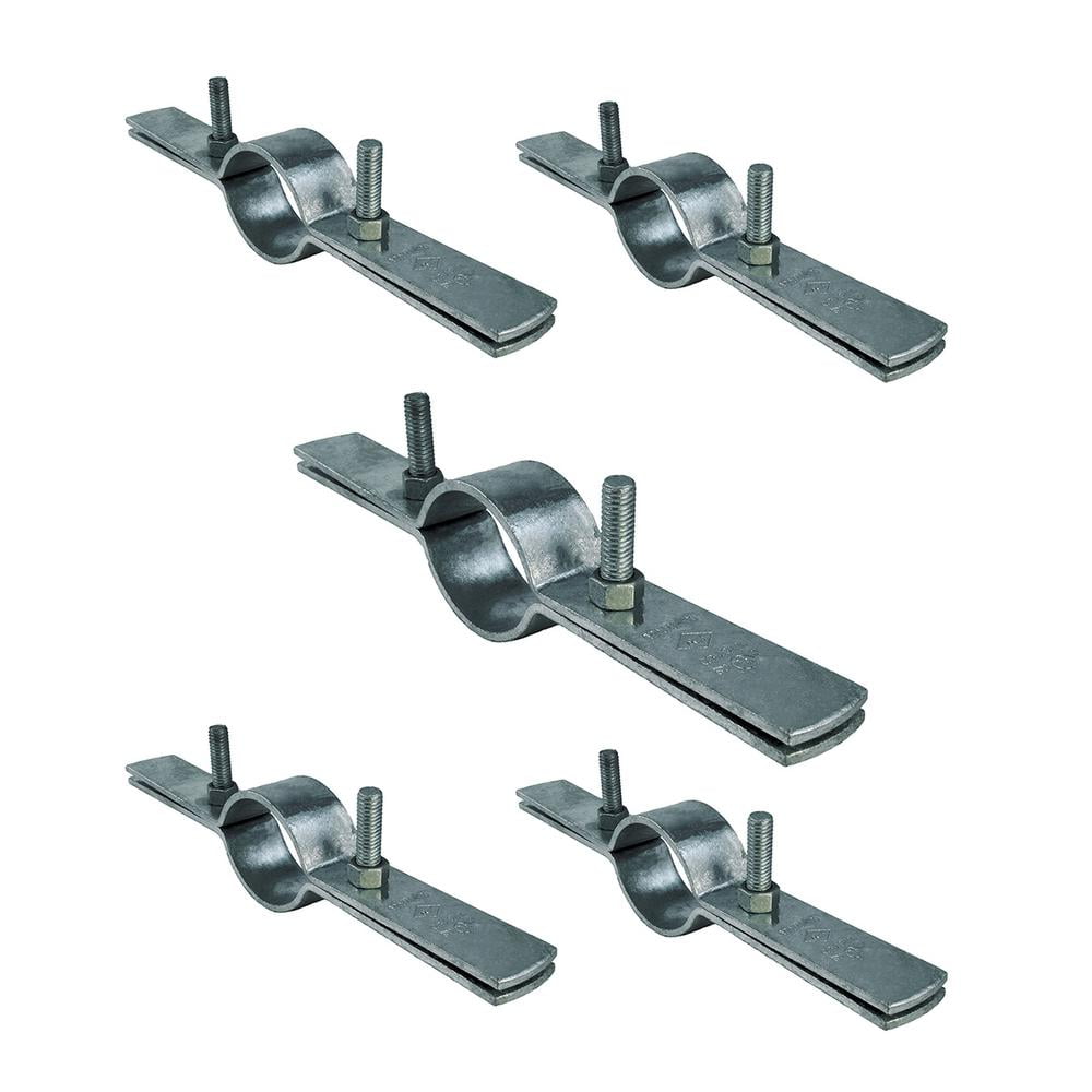 Highcraft 2-1/2 in. Riser Clamp in Galvanized Steel (5-Pack)