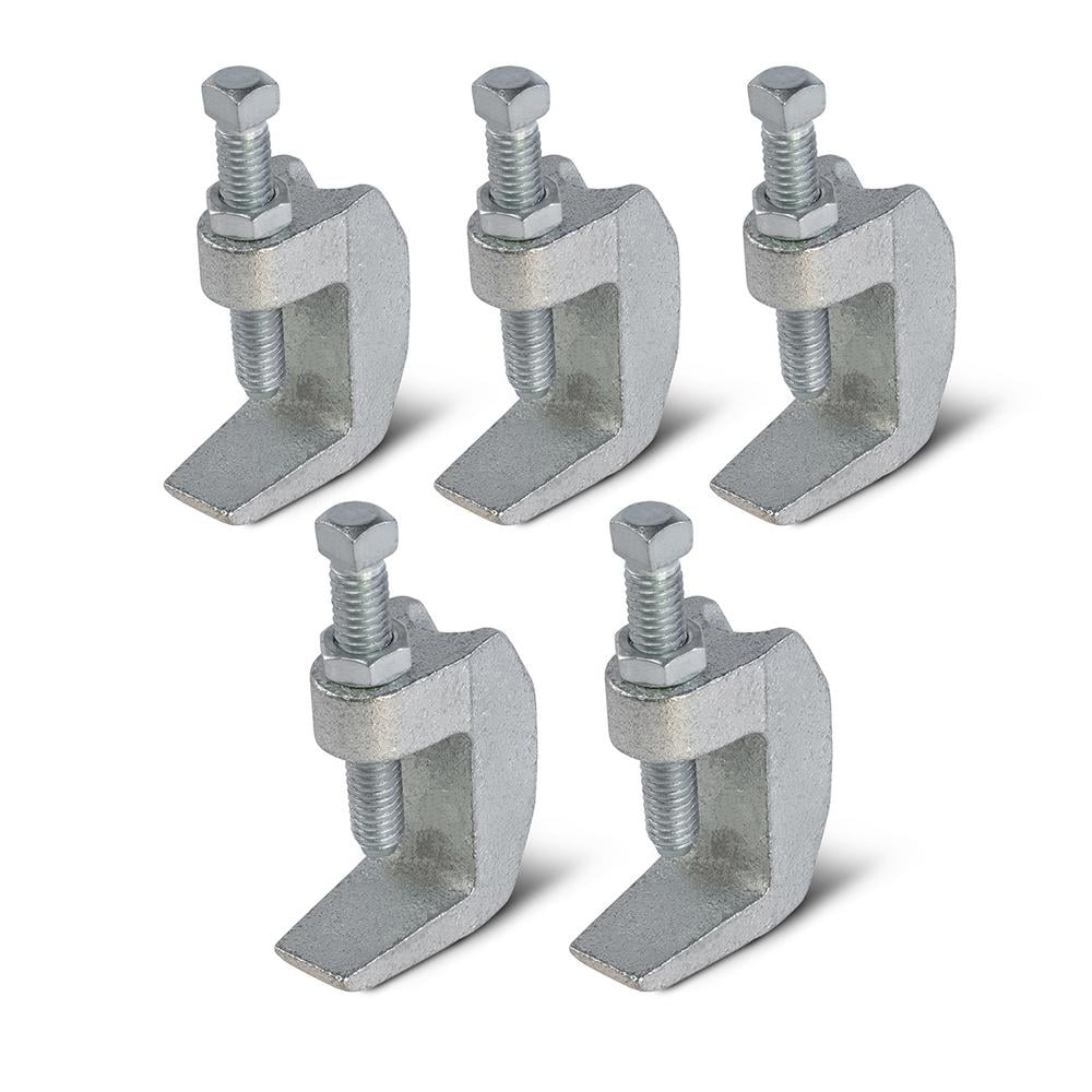 Highcraft Wide Mouth Beam Clamp for 3/4 in. Threaded Rod in Electro Galvanized Steel (5-Pack)
